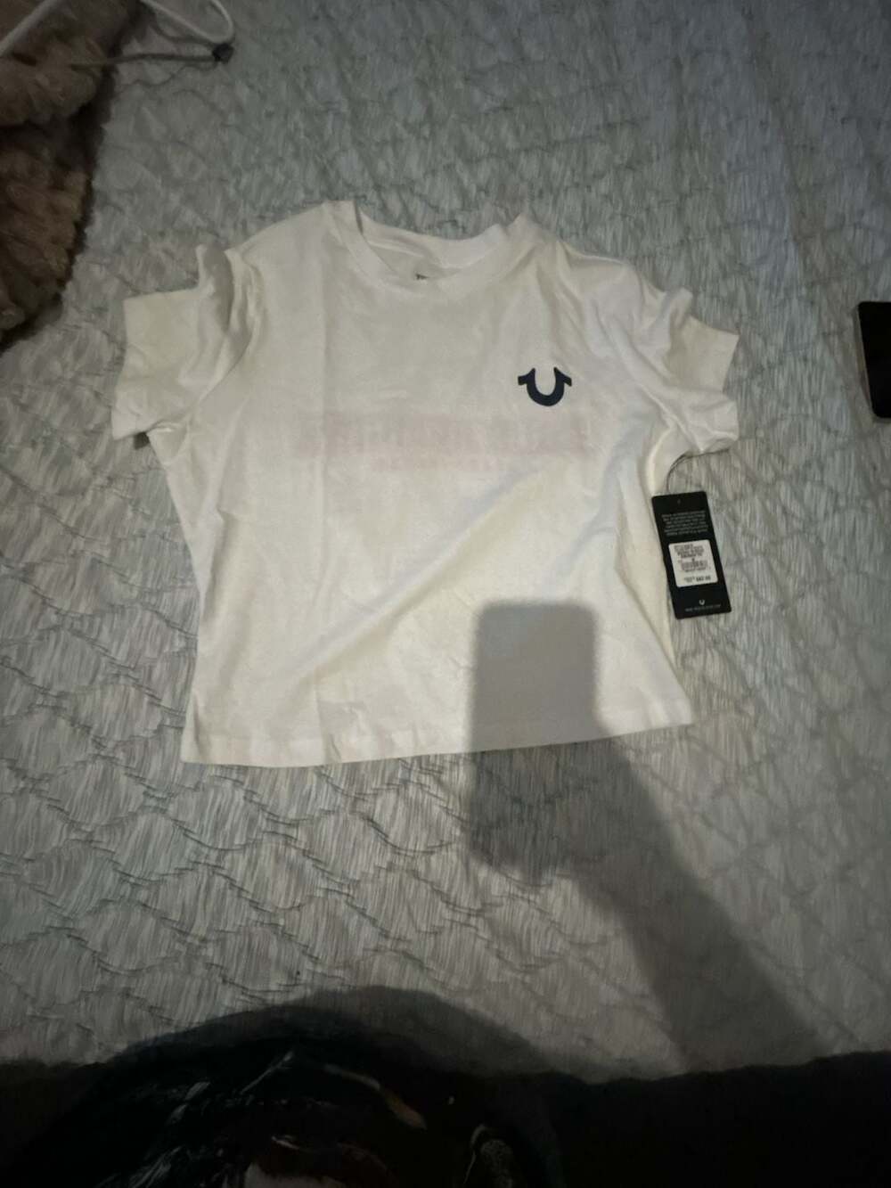 True Religion Buddha TN Relaxed Shrunken Tee White